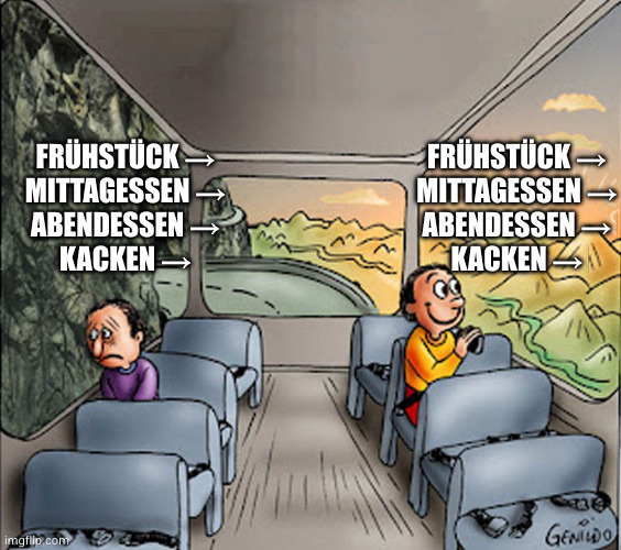 sad guy happy guy bus meme