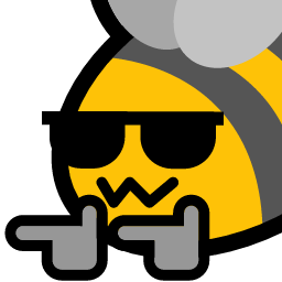 emoji bee_fingerguns_cool bee fingerguns cool emoji