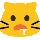 blobcat, drool