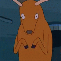 creepy ass deer