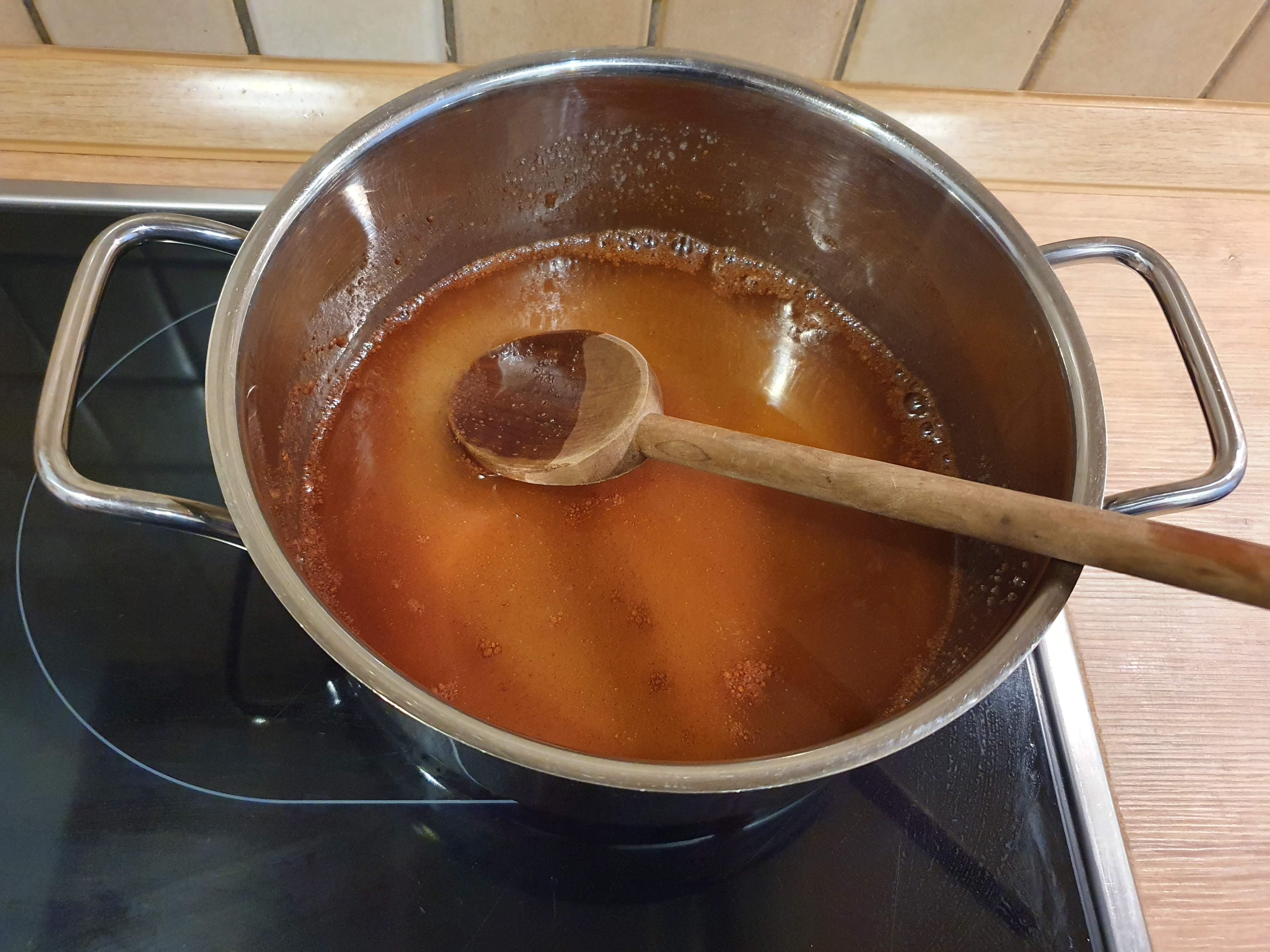 Umr&uuml;hren und Vermischen der Zutaten