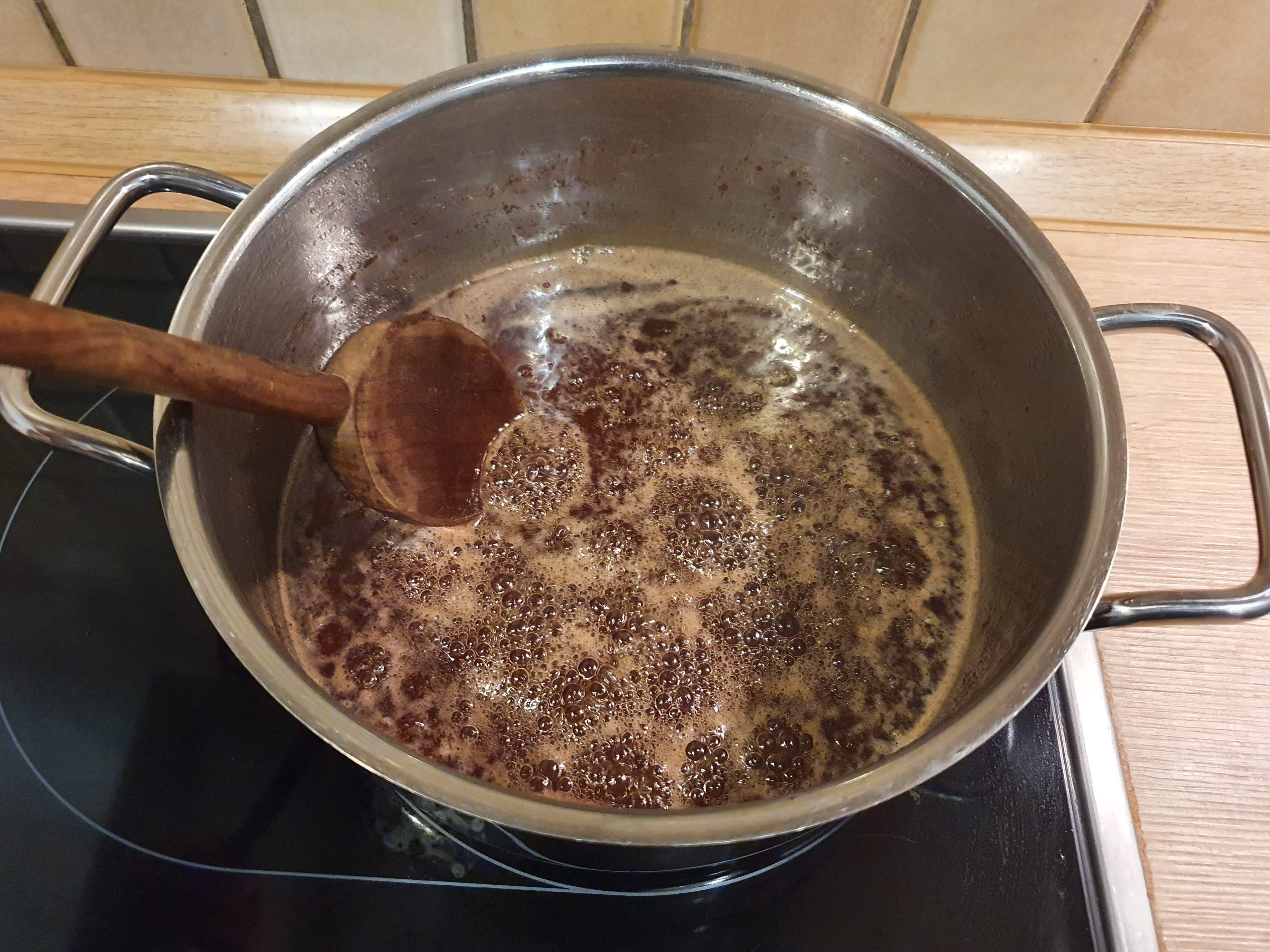 Kochende Mischung