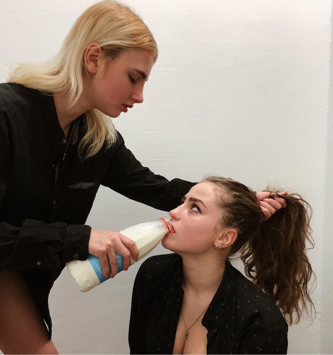 forced to drink milk meme