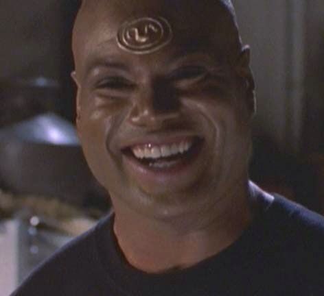 Teal'C laughing