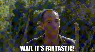 War. It's fantastic!