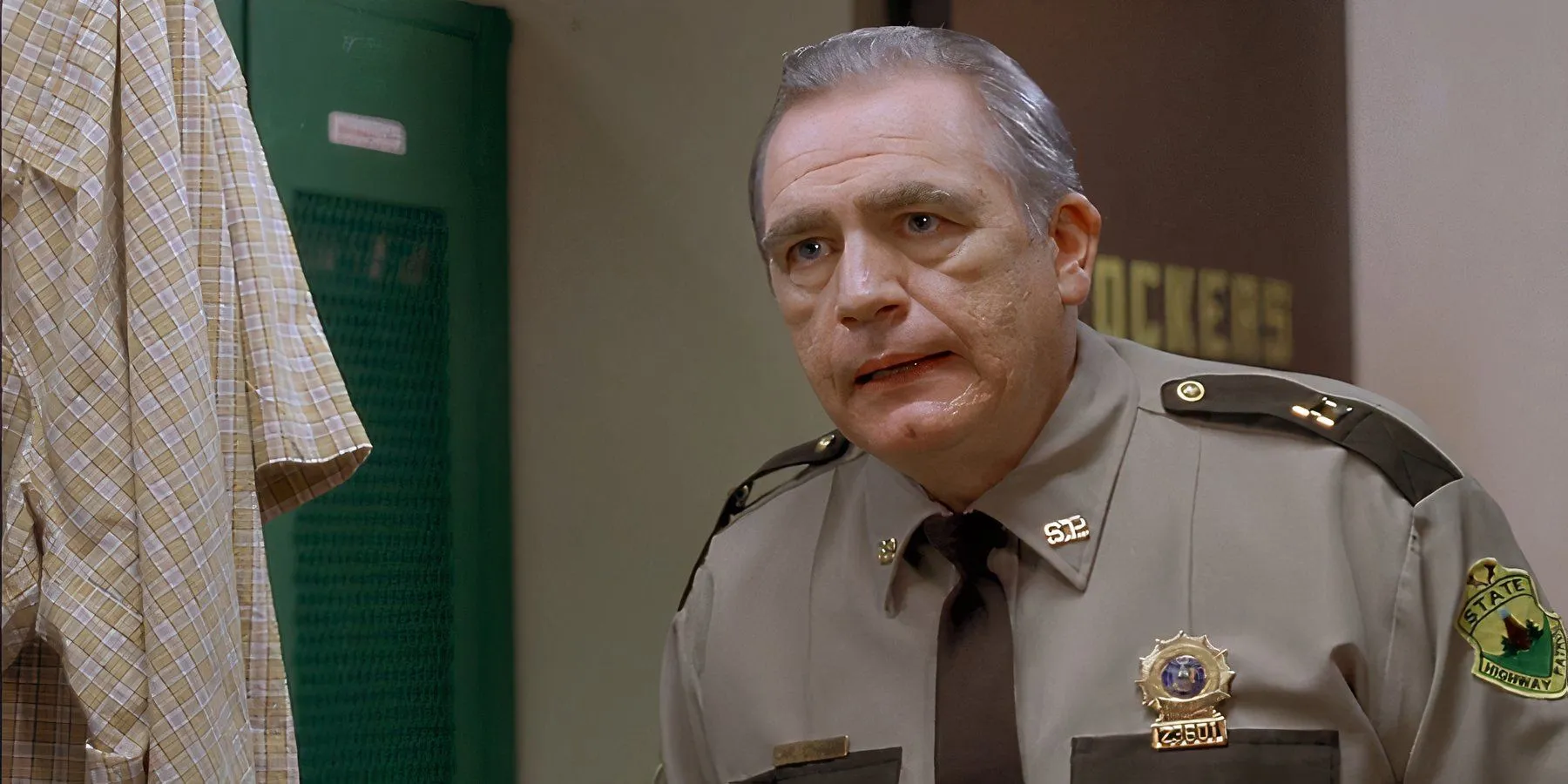 Brian Cox as Captain O'Hagan in Super Troopers
