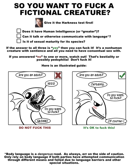 Harkness test guide image, please check whole article on knowyourmeme though i think it also does not have proper alt text