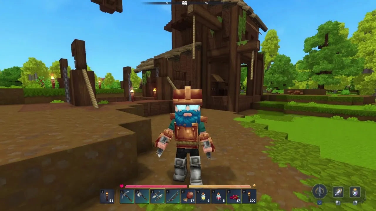 Etho Plays Hytale - #2: Exploring the Mineshaft