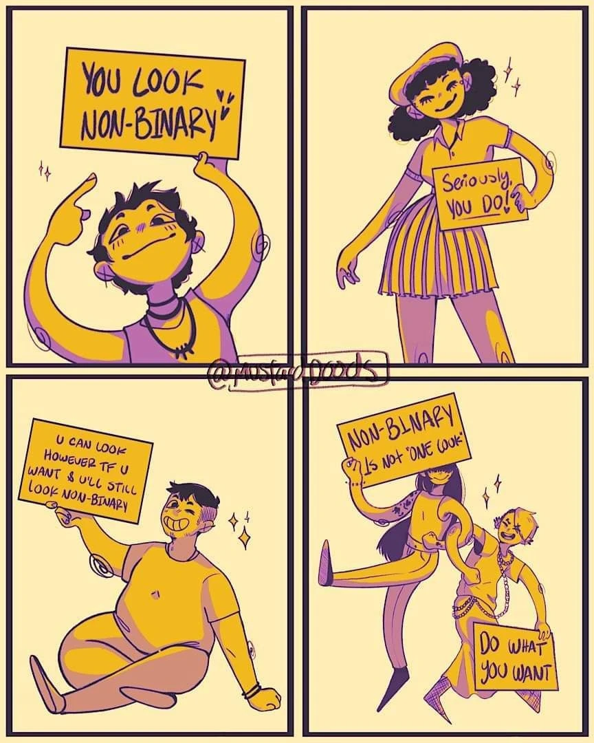 you look nonbinary