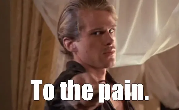 to the pain 