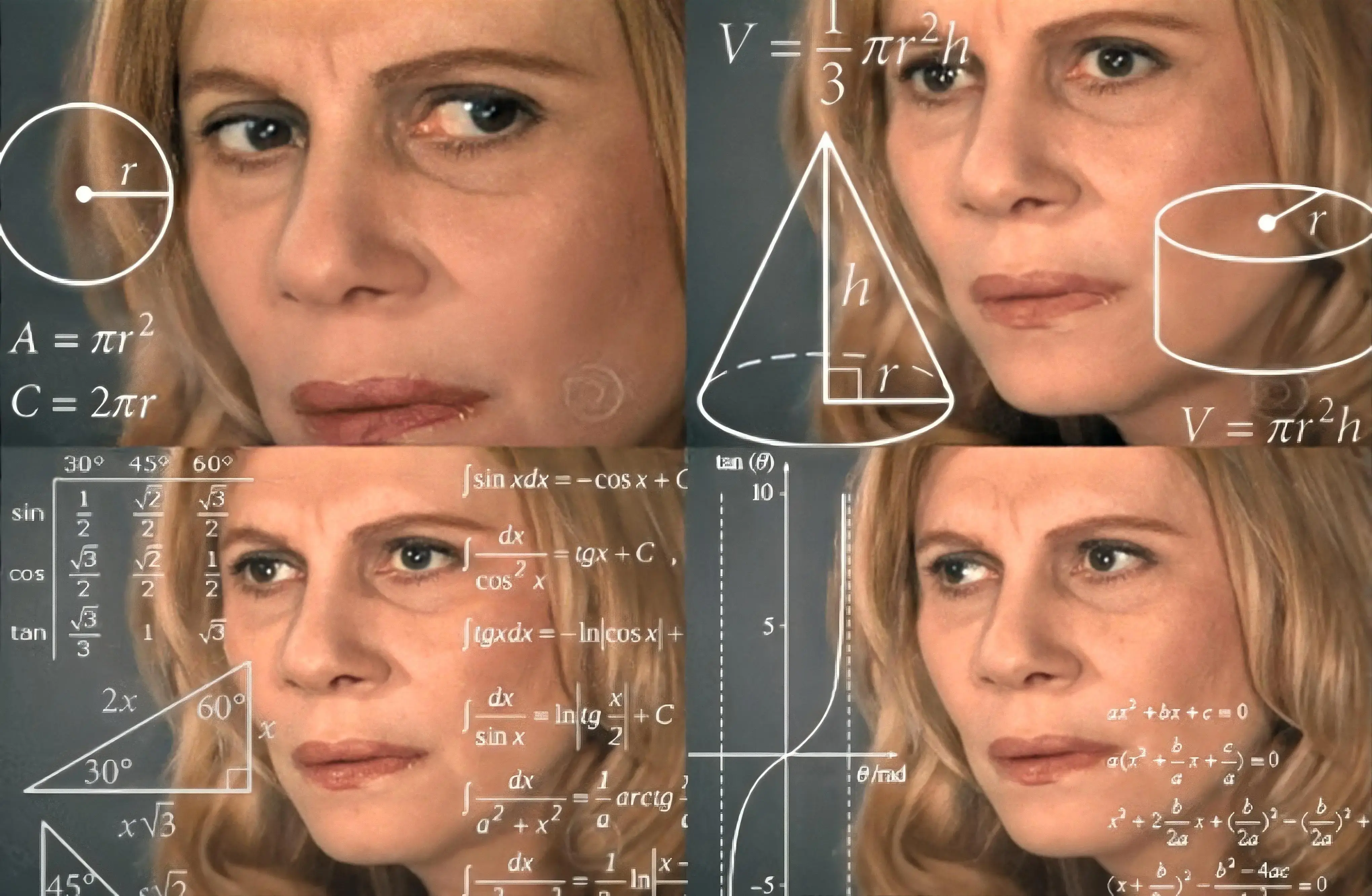 high res version of the confused math lady image macro