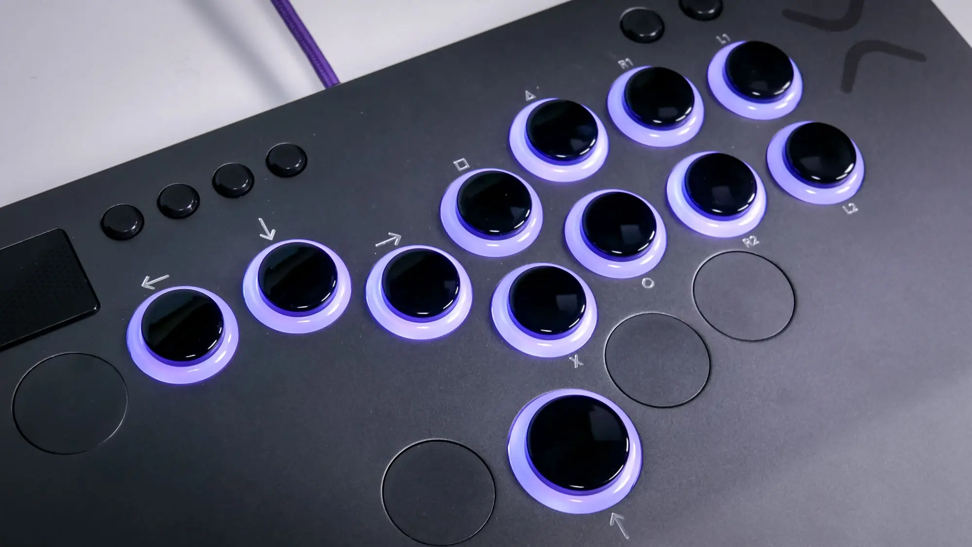 Leverless fight controller, like a traditional fighting stick + buttons but the stick is replaced with 4 directional buttons