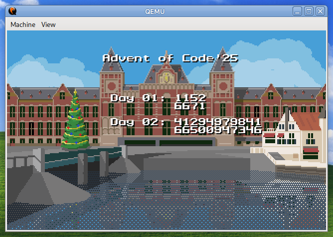 QEMU screenshot