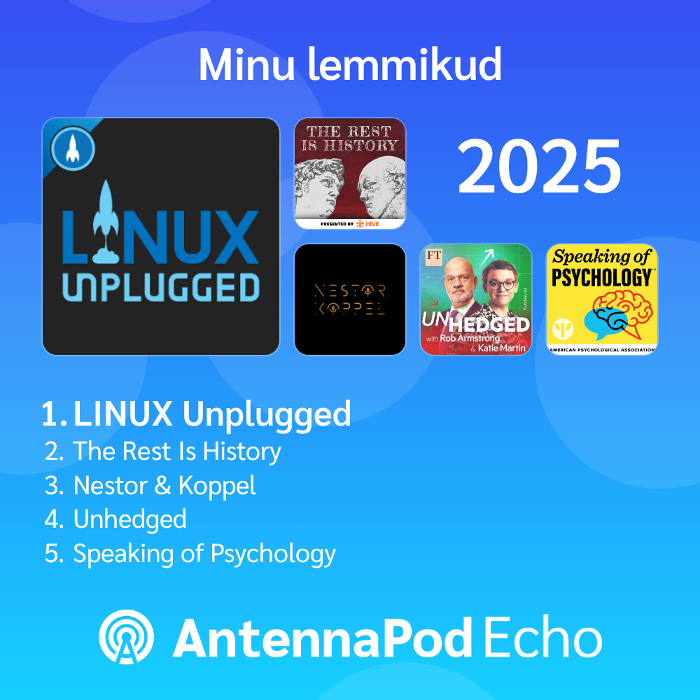 A picture showing antennapod echo yearly review