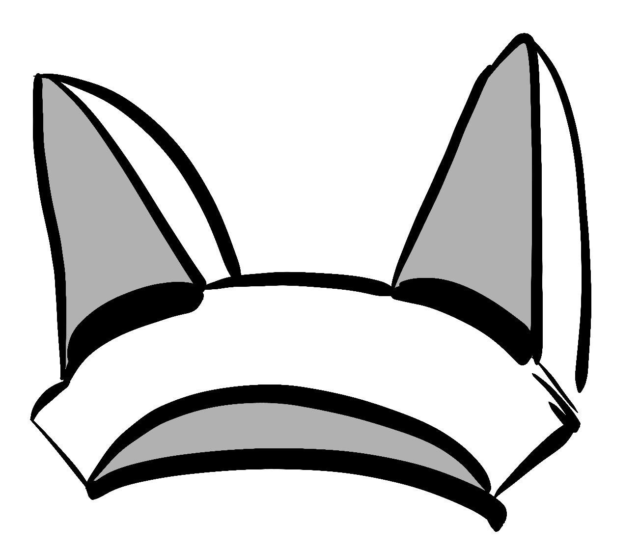 Cardboard ear guards for a healer