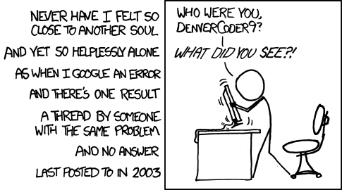 XKCD #979 - Wisdom of the Ages