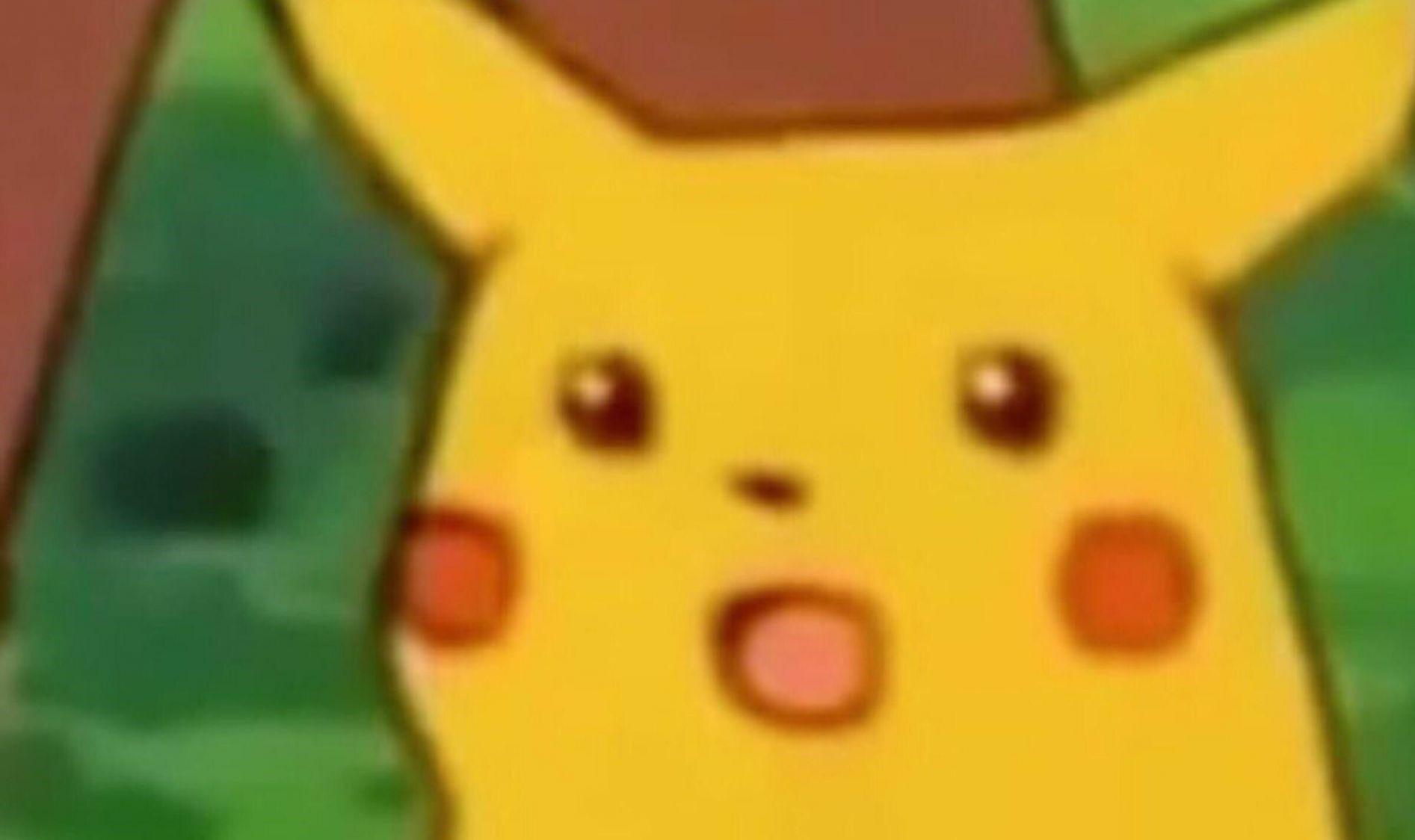 shocked pikachu