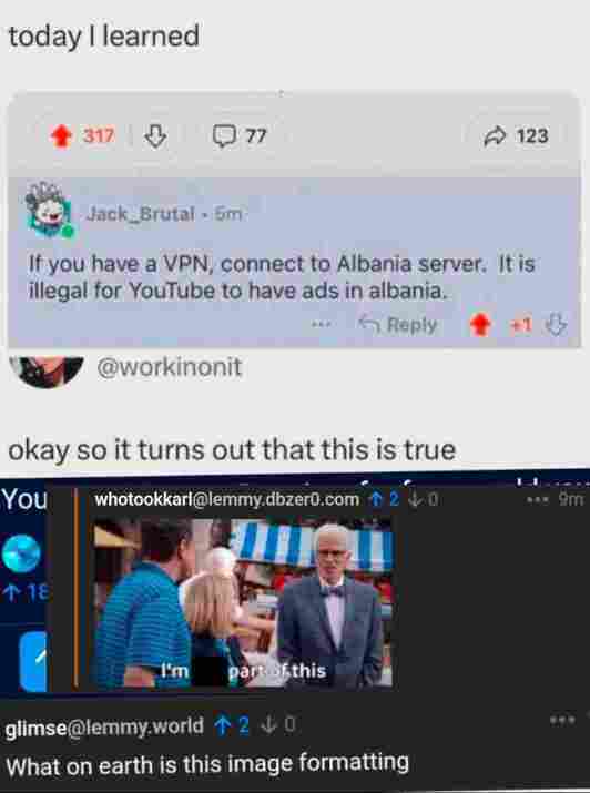 The same screenshot posted in parent post but it's been scaled down and recompressed to give it hella more JPEG artifacts.