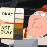 Family Guy - Okay, Not Okay card