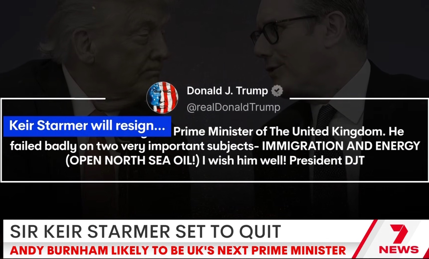 SIR KEIR STARMER SET TO QUIT