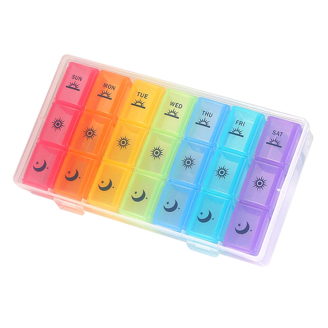 days of the week pill case