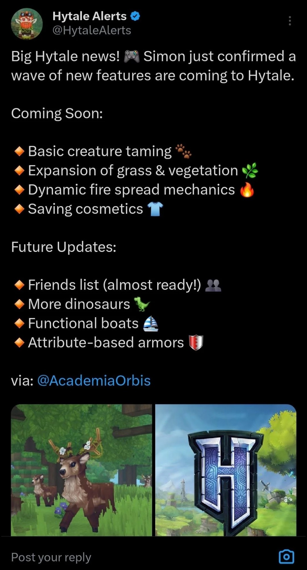 Coming Soon in Hytale