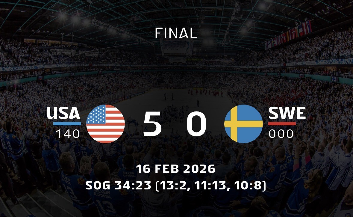 USA 🇺🇸 5 - Sweden 🇸🇪 0 (semifinals)