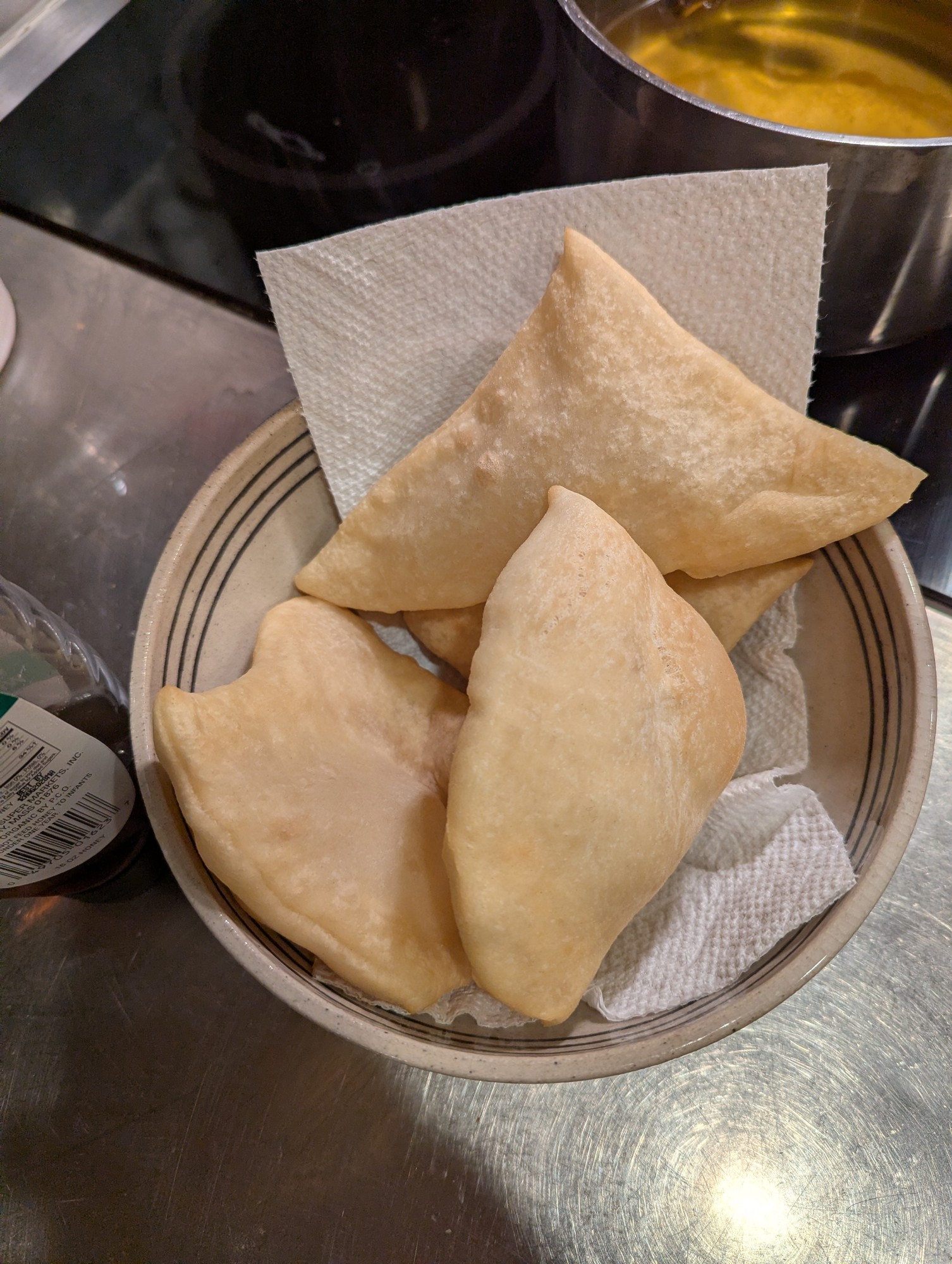 Sopapillas in a bowl