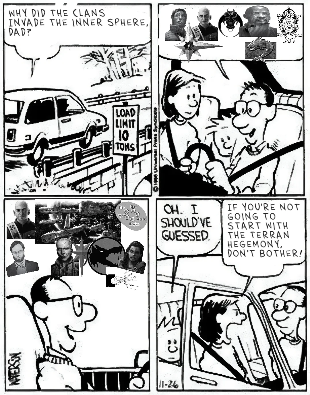 Calvin gets a BT lore dump