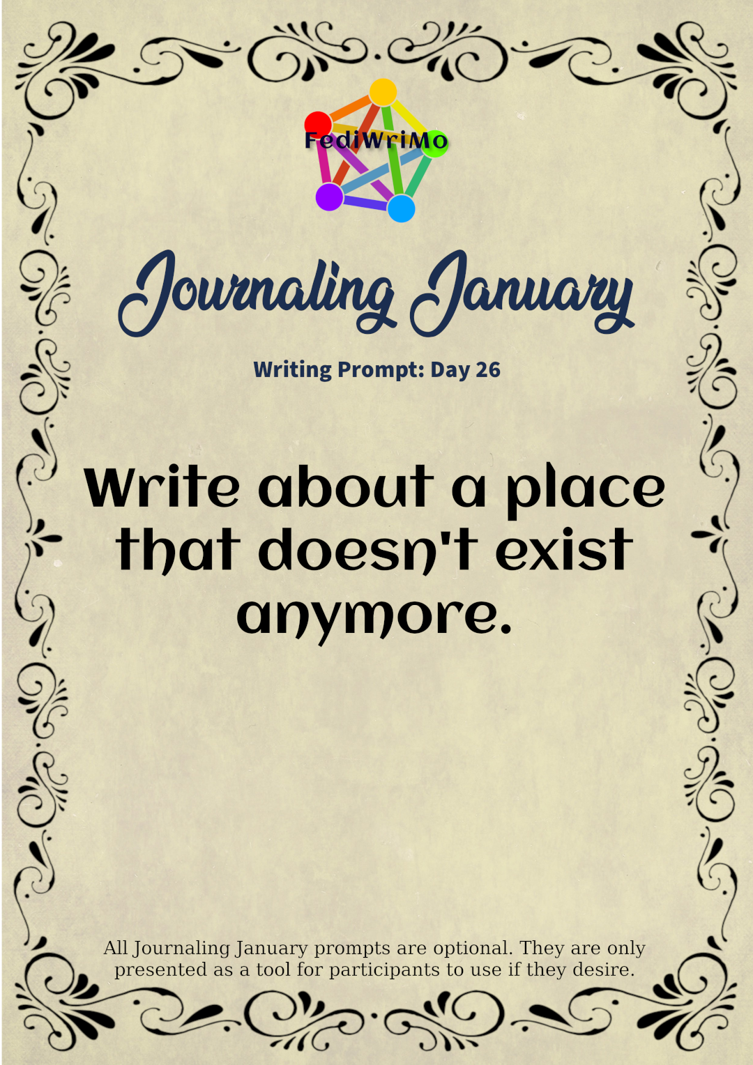Day 26 Prompt: Write About a Place that Doesn't Exist Anymore.