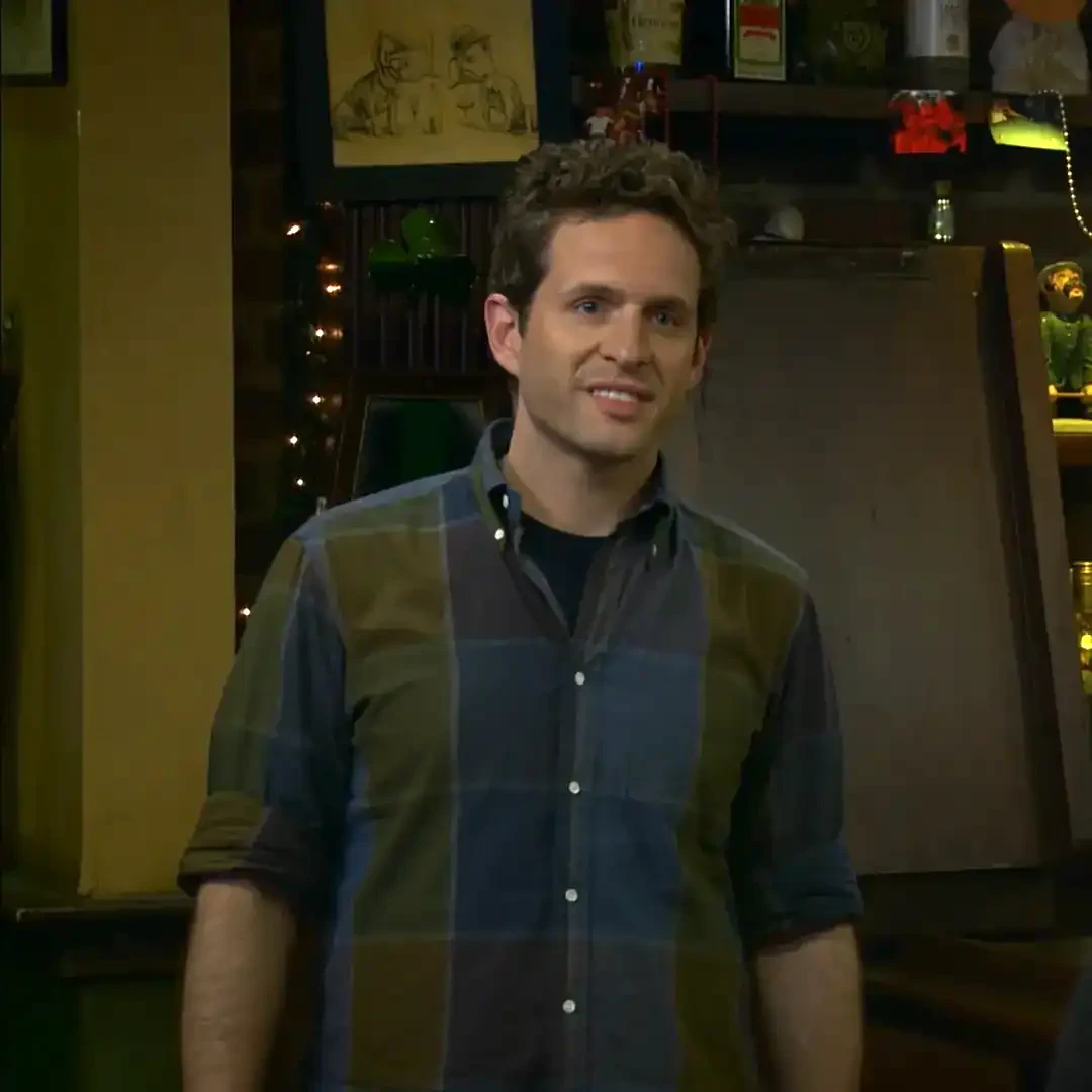 Dennis with a strange facial expression