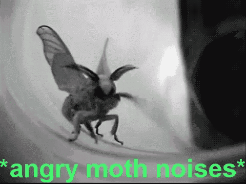 Angry mouth noises