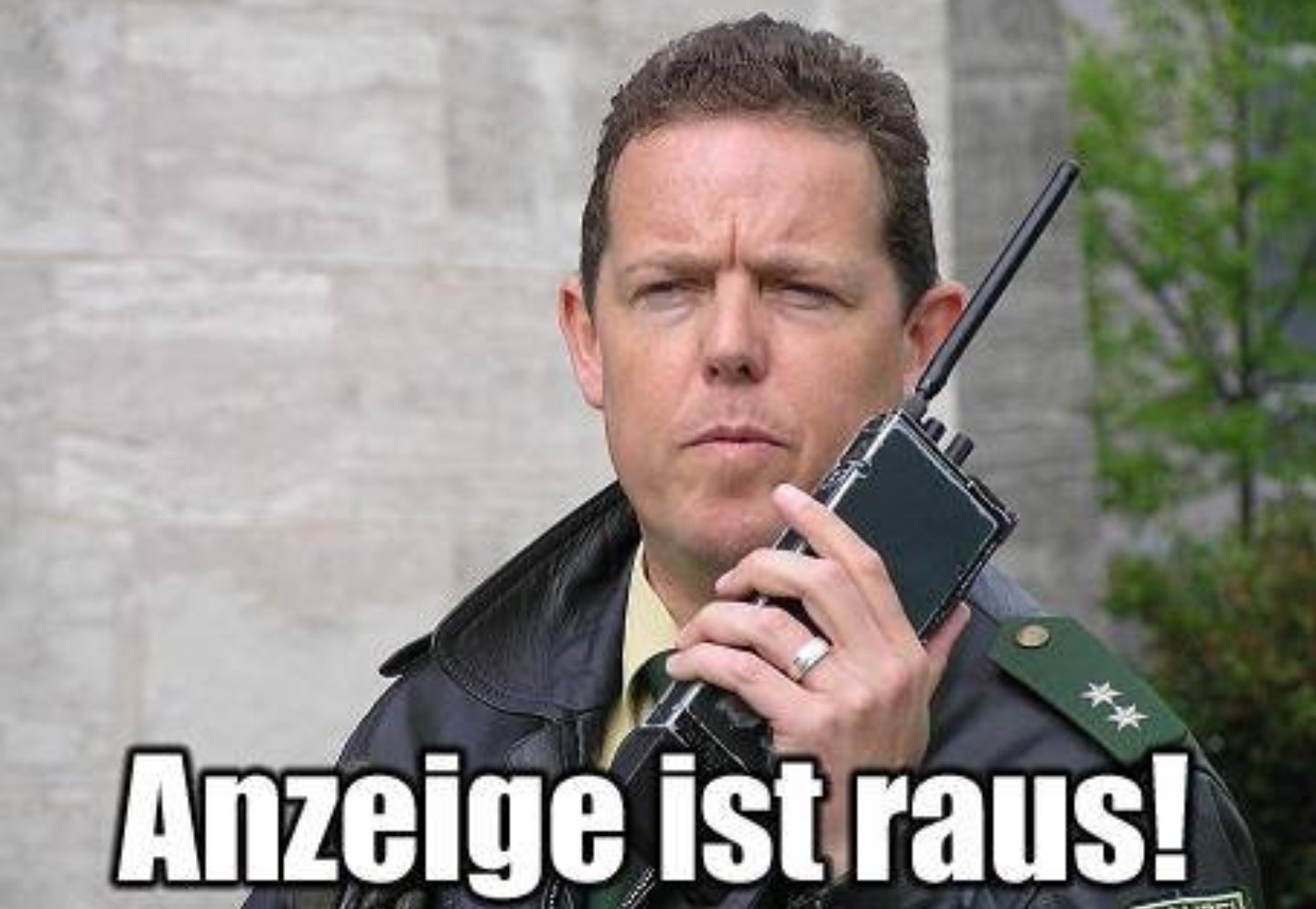 Anzeige ist raus