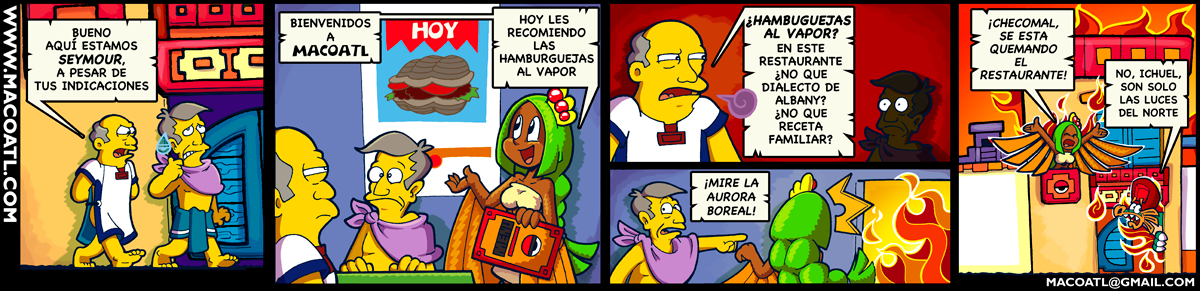 Steamed Hams, but it's a comic by Ruy Fernando Estrada