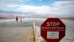 Hottest place on Earth: California's Death Valley could tie heat record